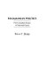 Panamanian politics : from guarded nation to national guard /