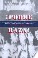 Pobre raza! : violence, justice, and mobilization among México Lindo immigrants, 1900-1936 /