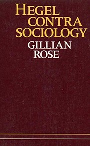 Hegel contra sociology /