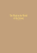 The weak in the world of the strong : the developing countries in the international system /