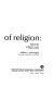 Philosophy of religion; selected readings.