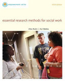 Essential research methods for social work /