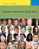 Research methods for social work /