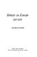 Debate on Europe, 1815-1850