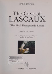 The Cave of Lascaux : the final photographic record /