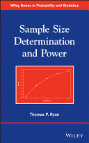 Sample size determination and power /