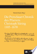 Die Prenzlauer Chronik des Pfarrers Christoph Süring 1105-1670 /