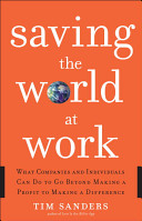 Saving the world at work : what companies and individuals can do to go beyond making a profit to making a difference /