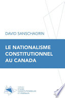 NATIONALISME CONSTITUTIONNEL AU CANADA.