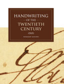 Handwriting of the twentieth century /