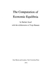 The computation of economic equilibria,