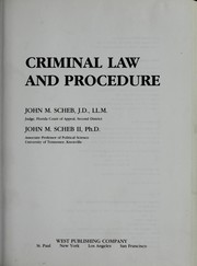 Criminal law and procedure /