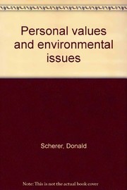 Personal values and environmental issues /