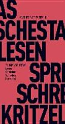 Lesen - Sprechen - Schreiben (Kritzeln) /