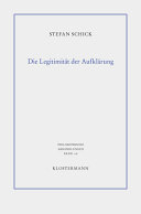 Die Legitimität der Aufklärung : Selbstbestimmung der Vernunft bei Immanuel Kant und Friedrich Heinrich Jacobi /