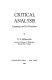 Critical analysis : language and its functions /