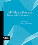 JMP means business statistical models for management /