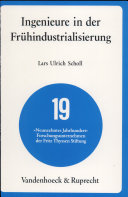 Ingenieure in der Frühindustrialisierung : staatl. u. private Techniker im Königreich Hannover u. an d. Ruhr (1815-1873) /