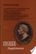 Untersuchungen zur Geschichte der staatsphilosophischen Vertragstheorie im 17. und 18. Jahrhundert : Hobbes, Locke, Rousseau, Fichte : mit einem Beitrag zum Problem der Gewaltenteilung bei Rousseau und Fichte /