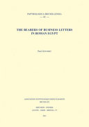 The bearers of business letters in Roman Egypt /