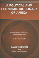 A political and economic dictionary of Africa /