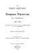 The first century of German printing in America, 1728-1830, preceded by a notice of the literary work of F.D. Pastorius /