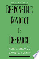 Responsible conduct of research /