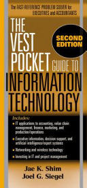 The vest pocket guide to information technology /