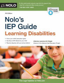 Nolo's IEP guide : learning disabilities /