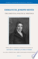 Emmanuel Joseph Sieyes : the essential political writings /