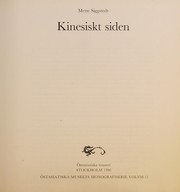 Kinesiskt siden /