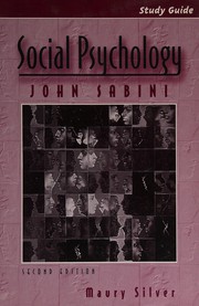 Study guide : Sabini Social psychology, second edition /
