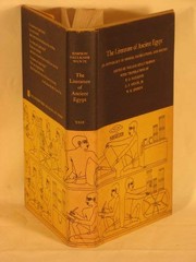 The literature of ancient Egypt; an anthology of stories, instructions, and poetry.