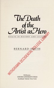 The death of the artist as hero : essays in history and culture /