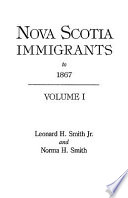 Nova Scotia immigrants to 1867