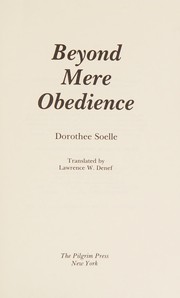 Beyond mere obedience /