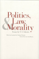 Politics, law, and morality : essays /