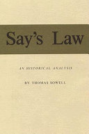 Say's law : an historical analysis /