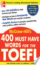 400 must-have words for the TOEFL /