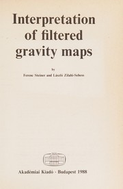 Interpretation of filtered gravity maps /