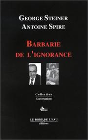 Barbarie de l'ignorance : juste l'ombre d'un certain ennui-- /