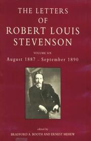 The letters of Robert Louis Stevenson /