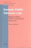 German Public Takeover Law : bilingual edition with an introduction to the law /
