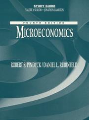 Study guide : fourth edition, microeconomics [by] Robert S. Pindyck, Daniel L. Rubinfeld /