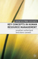 Key concepts in human resource management / Key concepts in human resource management /