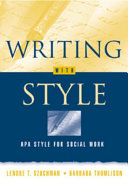 Writing with style : APA style for social work /