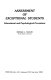 Assessment of exceptional students : educational and psychological procedures /