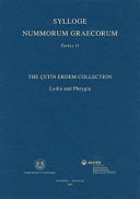 Sylloge nummorum graecorum. The Çetin Erdem collection : Lydia and Phrygia /