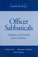 Officer sabbaticals : analysis of extended leave options /