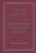 A commentary on Aristotle's De anima /